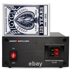 Powerwerx 30 Amp Desktop DC Power Supply with Powerpole Connectors SS-30DV