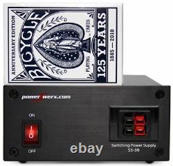 Powerwerx SS-30DV 30Amp Desktop Switching Power Supply with Powerpoles