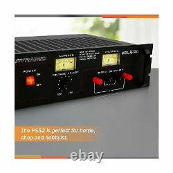 Pyramid Bench Power Supply AC to DC Power Converter 50 Amp New PS52KX Rack Mount