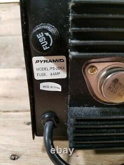 Pyramid PS26KX Power Supply 25 Amp 6-15 Volt WithCooling Fan Great Shape