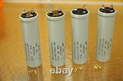 Quad 4pcs Western Electric KS 13686 125uf 400v for WE power supply amp 1950s