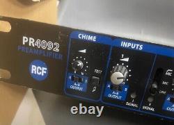 RCF PR 4092 Pre Amp Input 2 Output Switchable Phantom Power Supply Mixer