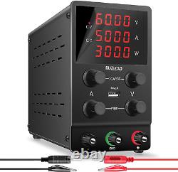 RUZIZAO Variable 60V 5A Lab Bench DC Power Supply Precision Multi-Protection