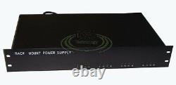 Rack Mount Power Supply 16 Port 20 Amp 12V For CCTV Camera Brand New