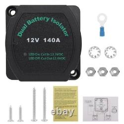 Reliable Power Supply 140 Amp 12V Split Charge Relay Kit for Motorhomes