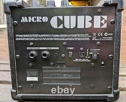 Roland Micro Cube guitar amp with power supply