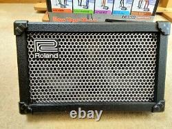Roland Street Cube Battery Amp and GENUINE ROLAND POWER SUPPLY still boxed nice