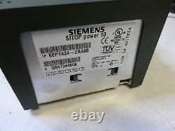 SIEMENS SITOP POWER SUPPLY 24DC 10amps 6EP1434-2ABA00 3PH 400-500 Supply