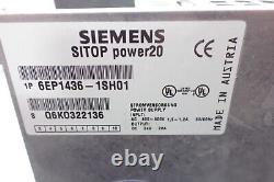 SIEMENS SITOP POWER SUPPLY 24DC 20amps - 400/500V 3 Ph supply 6EP1436-1SH01