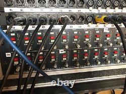 SL 4000 Series Mic Pre amps (x24) racked with power supply XLR IN/OUT