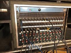 SL 4000 Series Mic Pre amps (x24) racked with power supply XLR IN/OUT