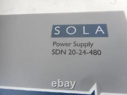 SOLA - 24DC POWER SUPPLY 20amps Output - 380.480ac 3 ph Input SDN-20-24-480