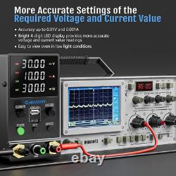 SPS-3010M 30V 10A DC Regulated Power Supply with Encoder Knob & Safety Features