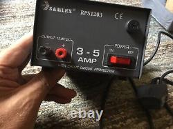 Samlex America RPS1203 3A Regulated Linear DC 12V Power Supply 3-5AMP