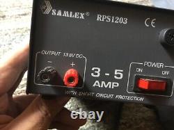 Samlex America RPS1203 3A Regulated Linear DC 12V Power Supply 3-5AMP