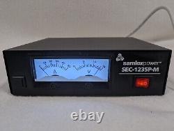 Samlex SEC-1235P-M 30 Amp Switching Power Supply with Backlit Meter