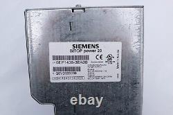 Siemens 6EP1436-3BA00 24vdc Power Supply 20amp 3Ph VGC