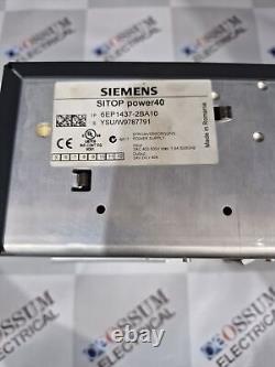 Siemens 6ep1437-2ba10 Power Supply Input 440vac Output 24vdc 40amp Fast Shipping