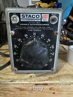 Staco variac variable power supply for T tube amp repair. UnTested