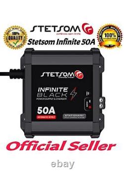 Stetsom Infinite Black Car Audio Power Supply Fonte 50A Battery Charger 50 Amp