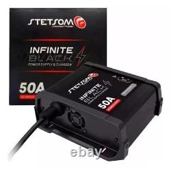 Stetsom Infinite Black Car Audio Power Supply Fonte 50A Battery Charger 50 Amp