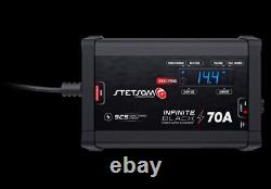 Stetsom Infinite Black Car Audio Power Supply Fonte 70A Battery Charger 70 Amp