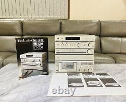 Technics Concise C01 HiFi Stereo Stack System Pre/Power Amp, Tuner, Tape, Supply