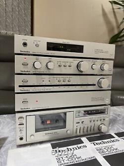Technics Concise C01 HiFi Stereo Stack System Pre/Power Amp, Tuner, Tape, Supply