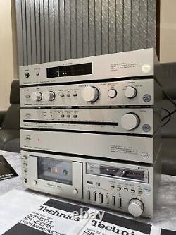 Technics Concise C01 HiFi Stereo Stack System Pre/Power Amp, Tuner, Tape, Supply