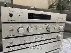Technics Concise C01 HiFi Stereo Stack System Pre/Power Amp, Tuner, Tape, Supply