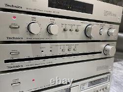 Technics Concise C01 HiFi Stereo Stack System Pre/Power Amp, Tuner, Tape, Supply