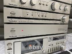 Technics Concise C01 HiFi Stereo Stack System Pre/Power Amp, Tuner, Tape, Supply
