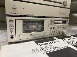 Technics Concise C01 HiFi Stereo Stack System Pre/Power Amp, Tuner, Tape, Supply