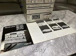 Technics Concise C01 HiFi Stereo Stack System Pre/Power Amp, Tuner, Tape, Supply