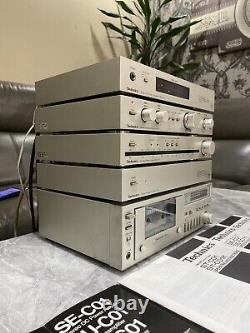 Technics Concise C01 HiFi Stereo Stack System Pre/Power Amp, Tuner, Tape, Supply