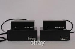 Temple Audio Monoblock Audiophile Power Amps with Supercharger Power supplies