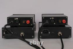 Temple Audio Monoblock Audiophile Power Amps with Supercharger Power supplies