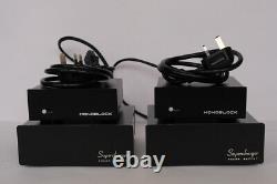 Temple Audio Monoblock Audiophile Power Amps with Supercharger Power supplies