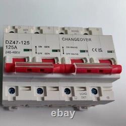 (UK) Transfer Switch 1 Piece 125A Dual Power Supply Normally Closed High Quality