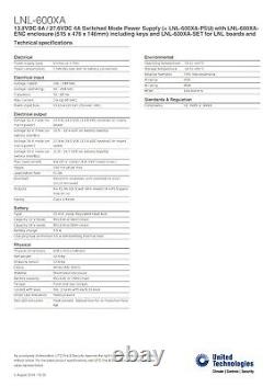 UTC Lenel LNL 600XA Door Access Control Power Supply 12vdc 8amp / 24vdc 4amp