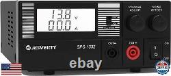 Universal Compact Bench Power Supply- 30 Amp Regulated Home Lab Benchtop AC-t
