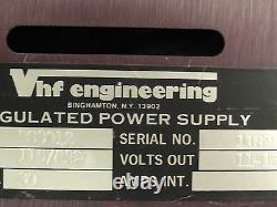 VINTAGE 1970s MASSIVE VHF ENGINEERING Co PS3012 30 Amp REGULATED POWER SUPPLY
