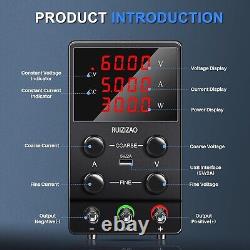 Variable 60V 5A Lab Bench DC Power Supply Precision Multi-Protection