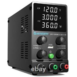 Variable DC Power Supply 0-120V 0-3A Adjustable Bench Power Supply LED Display
