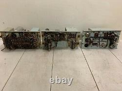 Vintage Langevin 201b Power Supply, 111 Preamp, Line Amp In Rack Console Parts