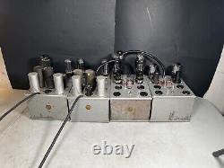 Vintage McIntosh 2 50-W-2 Amplifiers with 2 P-50-D Power Supply 50's Tube Amps