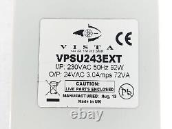 Vista VPSU243EXT 24VAC 3Amp Output External Power Supply