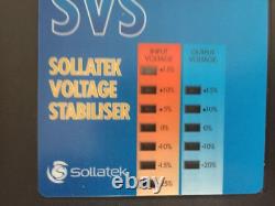 Voltright Svs Sollatek Voltage Stabiliser New 230 Volts 16 Amps