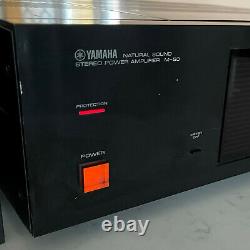 Yamaha M-50 Natural Sound Power Amplifier with X-Supply & Zero Distortion Amp