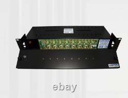 19 RACK PSU 24VAC 8 x 2 AMP translates to 'Alimentation 19 pouces 24VAC 8 x 2 AMP' in French.